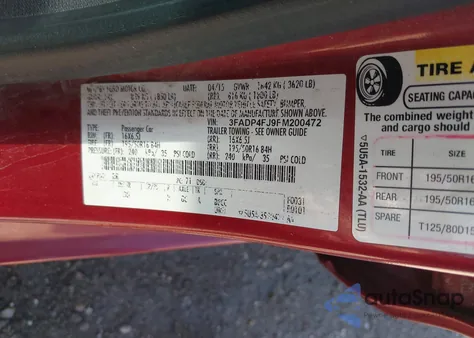 2015 Ford Fiesta Titanium from USA, damaged, VIN 3FADP4FJ9FM200472